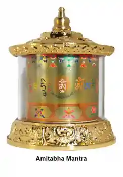 Amitabha Tisch Gebetsmühle