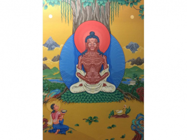 Buddha als Asket (AW)