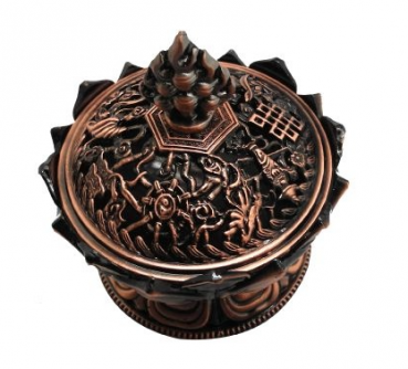 Lotus 8 AS incense burner (small)-blue