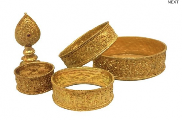Mandala brass GP 10cm