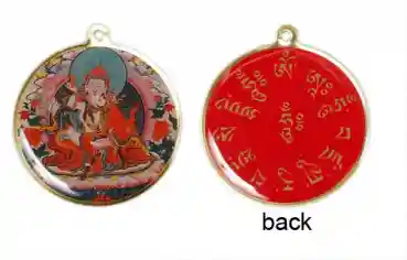Deity Pendant - Guru Rinpoche with Consort