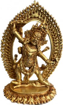 Ekazati Statue 13 cm vergoldet
