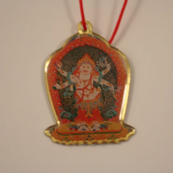 Deity Pendant - White Mahakala