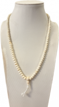 Bone mala 108 beads 8mm
