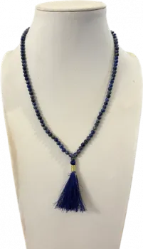 Mala lapis lazuli AA quality 108 pearls 8mm