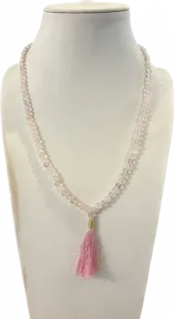 Rose quartz mala AA quality 108 pearls