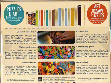 Puzzle aus handgefertigten Holzteilen - Tibetische Kunst : Medizin-Mandala