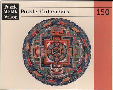Puzzle aus handgefertigten Holzteilen - Tibetische Kunst : Vajrabhairava-Mandala