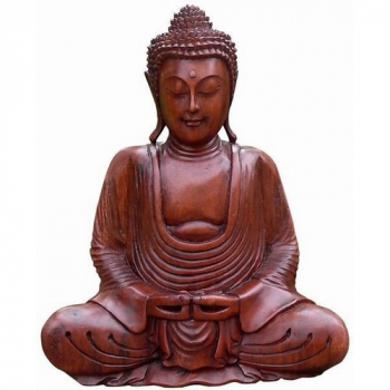 Buddha aus Holz 50 cm