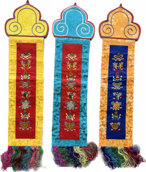 EIGHT AUSPICIOUS SYMBOLS BANNER