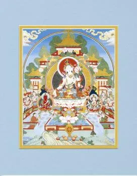 Weiße Tara (2) Gicles Druck