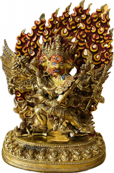 Vajrakilaya 20 cm vollvergoldet