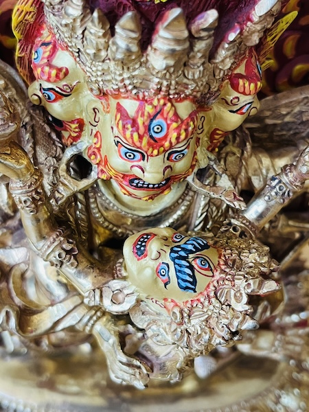 Vajrakilaya 20 cm vollvergoldet