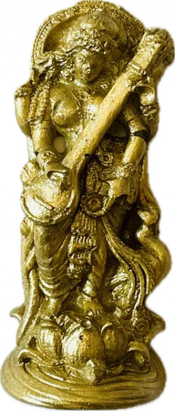Sarasvati - Tsatsa, 7cm, weiß