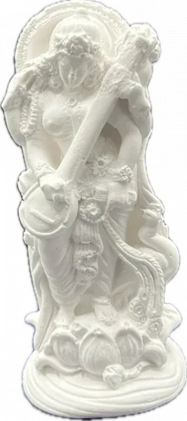 Sarasvati - Tsatsa, 7cm, weiß