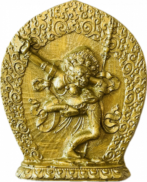 Simhamukha Tsatsa (löwenköpfige Dakini)
