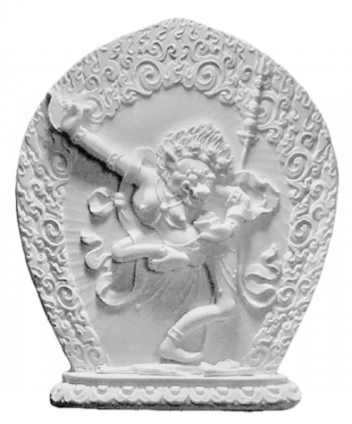 Simhamukha Tsatsa (löwenköpfige Dakini)