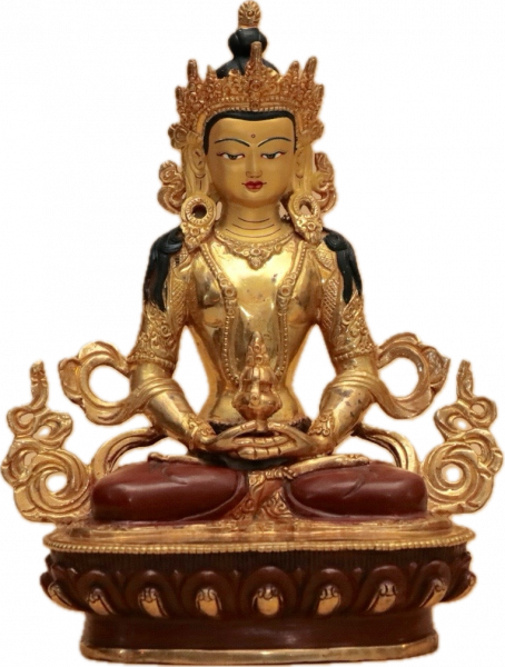 Buddha Amitayus 8 Inch halfgold - No 2