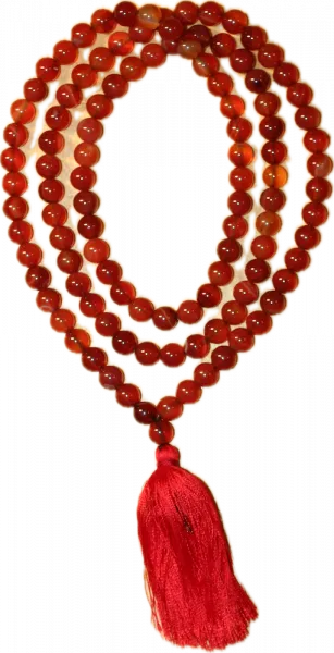 Karneol Mala 1A-Qualität 108 Perlen - 8mm
