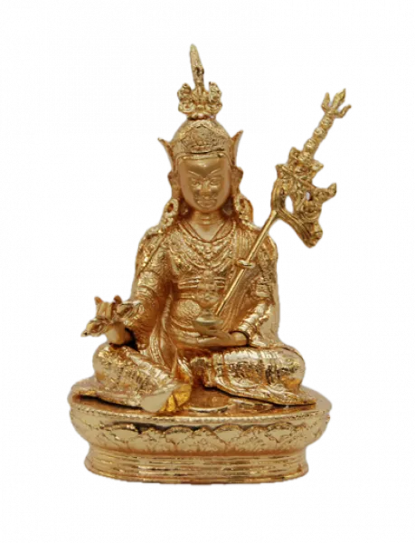 Padmasambhava Mini Statue vergoldet