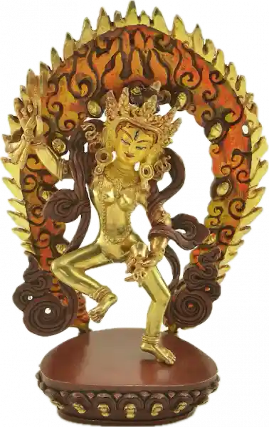 Machig Labdrön 20 cm vollvergoldet