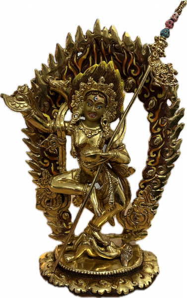 Vajravarahi Statue vollvergoldet 20 cm
