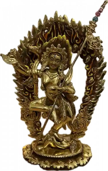 Vajravarahi Statue 8 Inch fullgold