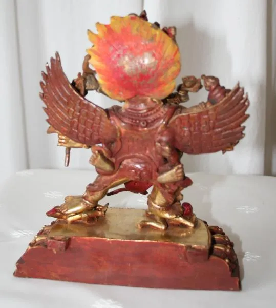 Vajrakilaya 24 cm teilvergoldet