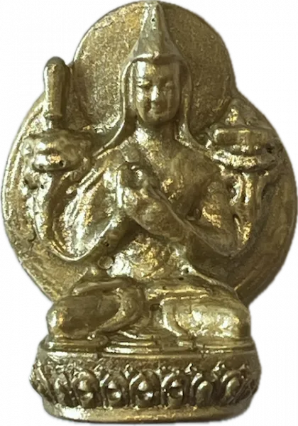 Je Tsongkhapa-Tsatsa, weiß or golden 6cm