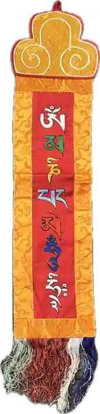 Wandbehang mit Mani Mantra