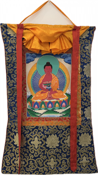 Amitabha Thangka Handbemalt