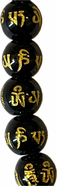 Om Mani Padme Hum Mala 108 Perlen 8 mm