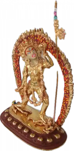 Vajrayogini Statue 8 Inch Fullgold