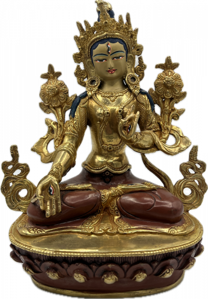 White Tara Statue 8 Inch