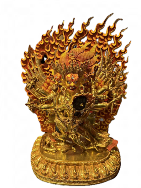 Vajrakilaya 33 cm vollvergoldet