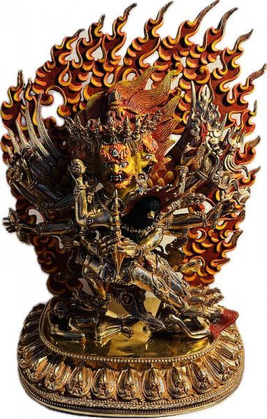 Vajrakilaya 13 Inch cm full gold plated