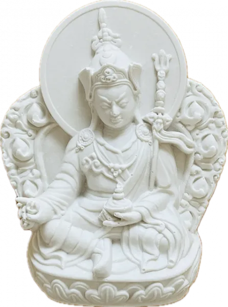 Guru Rinpoche-Tsatsa, weiß: 14 cm