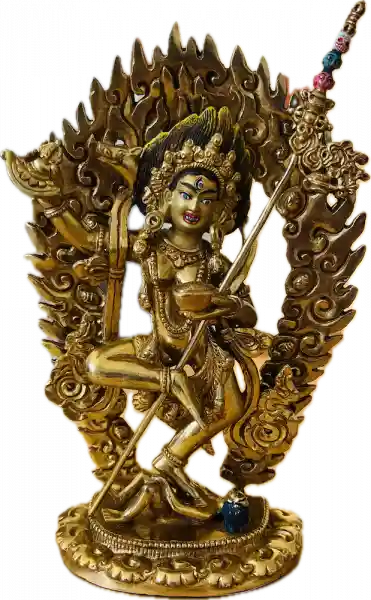 Vajravarahi Statue 8 Inch fullgold