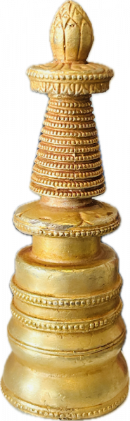 Kadampa Stupa gold plated