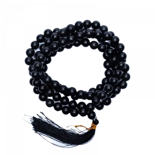 Mala black Agate 108 beads