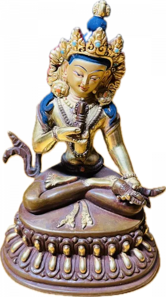 Vajrasattva Statue 4 Inch half-gold