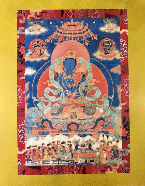 Vajradhara Dorje Chang Altarkarte groß