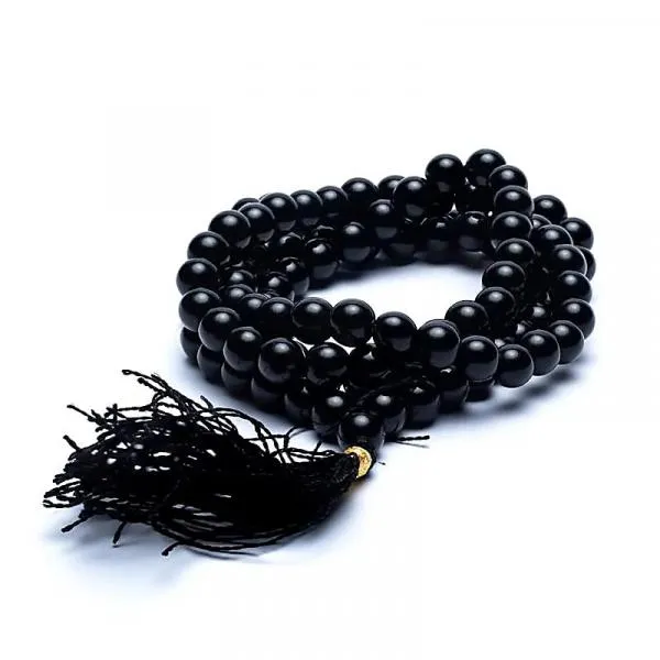 Mala Onyx black AA quality 108 beads