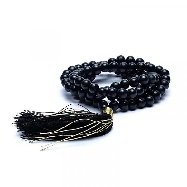 Mala Shungite AA quality 108 beads + brocate bag