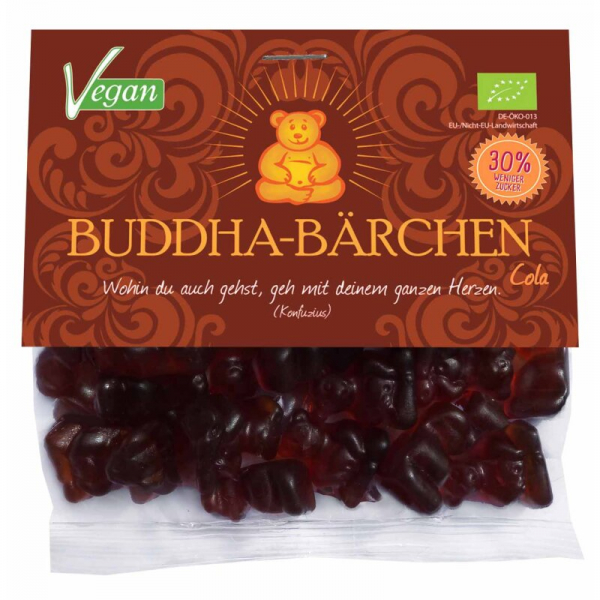 Buddha Bärchen Veganer mit Cola-Geschmack