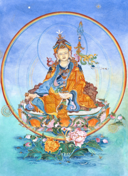 Padmasambhava Postkarte (Kay Konrad)