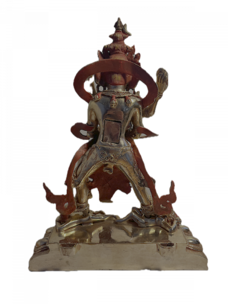Cakrasamvara 2 arm Statue 13 Inch fullgold