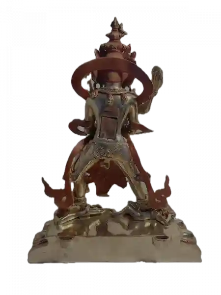 Cakrasamvara 2 arm Statue 13 Inch fullgold