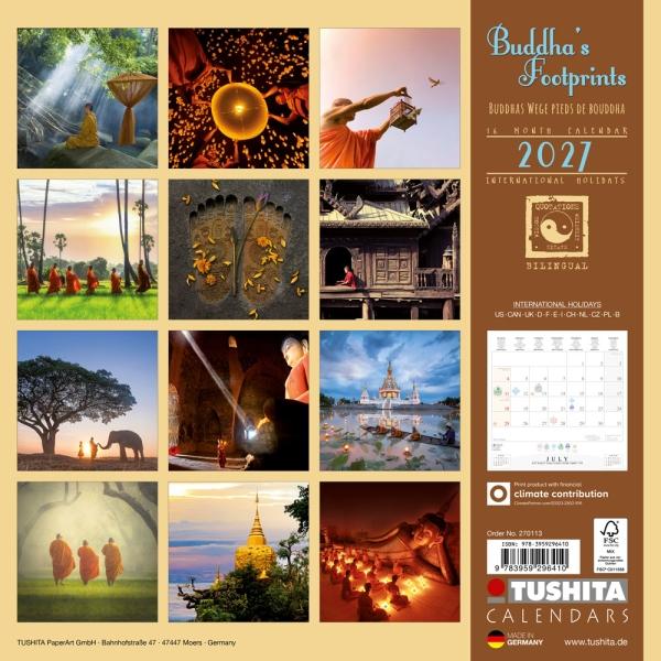 Buddha's Footprints Kalender 2027