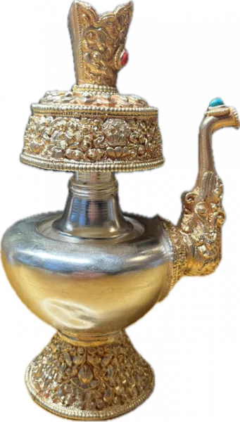 Bhumpa, silver and goldplated (8Inch) Special Offer